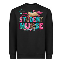 Black student nurse Heavyweight Sweatshirt - Zillion Design Studio