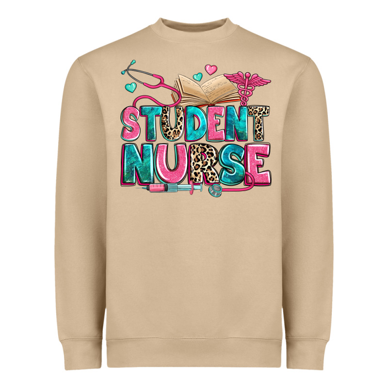 Student Nurse Heavyweight Sweatshirt by Zillion Design Studio | Teevron
