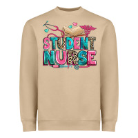 Mushroom student nurse Heavyweight Sweatshirt - Zillion Design Studio