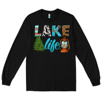 Black lake life Long Sleeve Tee - HRA Design Shop