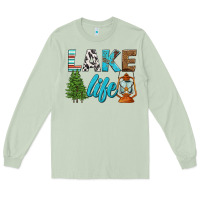 Matcha lake life Long Sleeve Tee - HRA Design Shop