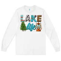 White lake life Long Sleeve Tee - HRA Design Shop