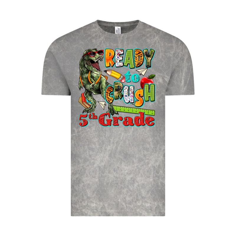 Ready To Crush Fifth Grade Vintage Tee by texasbilliewilder | Teevron