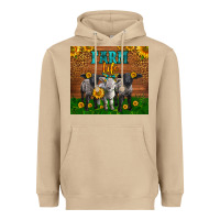 Mushroom Western Baby Sheeps Farm Life Garden Heavyweight Hoodie - LillyAllenDesigns