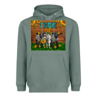 Sage Western Baby Sheeps Farm Life Garden Heavyweight Hoodie - LillyAllenDesigns
