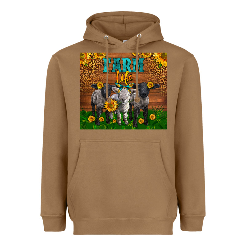 Western Baby Sheeps Farm Life Garden Heavyweight Hoodie by LillyAllenDesigns | Teevron
