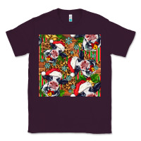 Plum christmas leopard cow Classic Tee - FaDigitalArtStudio