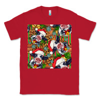 Red christmas leopard cow Classic Tee - FaDigitalArtStudio