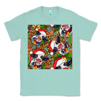 Seafoam christmas leopard cow Classic Tee - FaDigitalArtStudio