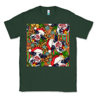 Sports Green christmas leopard cow Classic Tee - FaDigitalArtStudio