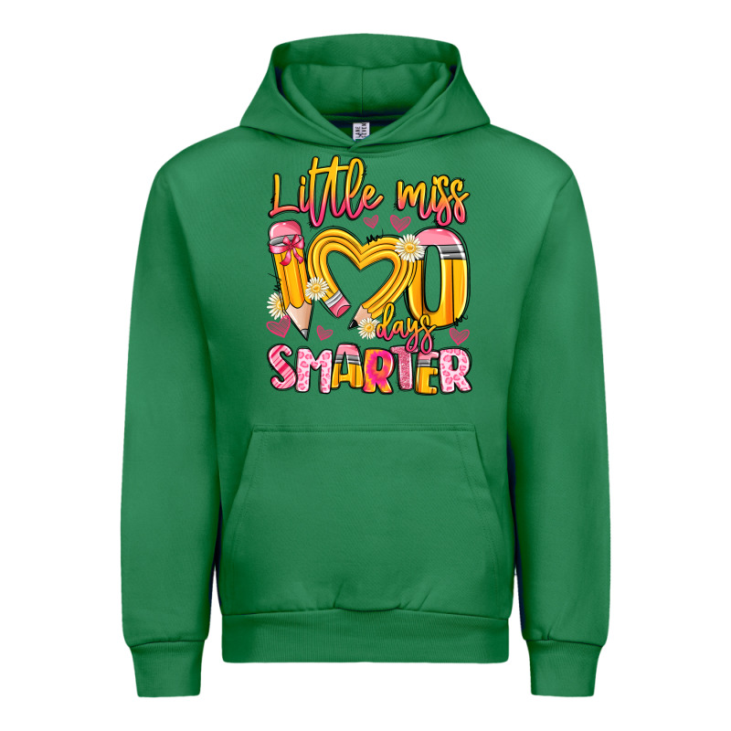Little Miss 100 Days Smarter Urban Hoodie by Artiststas | Teevron