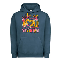 Pigment Midnight Navy little miss 100 days smarter Urban Hoodie - Artiststas