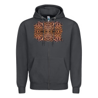 Smoke Old Western Leopard Frame Zipper Hoodie - Bettercallsaul