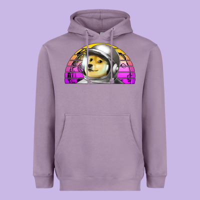 Dogecoin To The Mars Heavyweight Hoodie Designed By Jasminsmagicworld