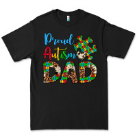 Black proud autism dad Premium Tee - Artiststas