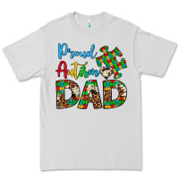 Dove Grey proud autism dad Premium Tee - Artiststas