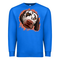True Royal dalmatians peach glitter background Premium Sweatshirt - Jasminsmagicworld