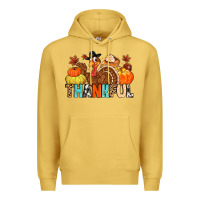 Antique Gold thankful Premium Hoodie - MaliasSmallBusiness