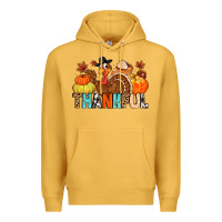 Mustard thankful Premium Hoodie - MaliasSmallBusiness