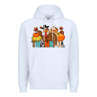 White thankful Premium Hoodie - MaliasSmallBusiness