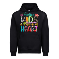 Black feeding kids is a work of heart Urban Hoodie - Artiststas