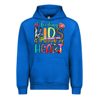 Cobalt feeding kids is a work of heart Urban Hoodie - Artiststas