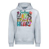 Heather Grey feeding kids is a work of heart Urban Hoodie - Artiststas