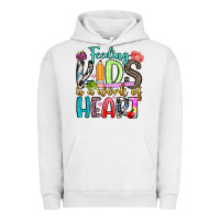 Pigment Lunar Rock feeding kids is a work of heart Urban Hoodie - Artiststas