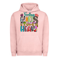 Pigment Salmon feeding kids is a work of heart Urban Hoodie - Artiststas