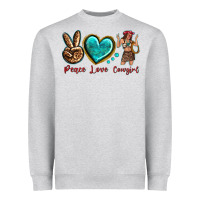 Peace Love Cowgirl Heavyweight Sweatshirt | Teevron
