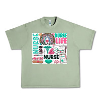 Oil Green nurse life Urban Heavy Tee - Zillion Design Studio