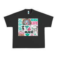 Pigment Black nurse life Urban Heavy Tee - Zillion Design Studio