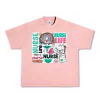 Salmon nurse life Urban Heavy Tee - Zillion Design Studio