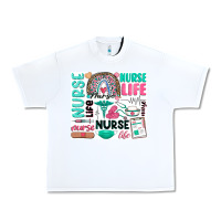 White nurse life Urban Heavy Tee - Zillion Design Studio
