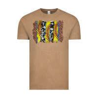 Vintage Coffee softball brushstroke Vintage Tee - Zillion Design Studio