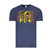 Vintage Denim softball brushstroke Vintage Tee - Zillion Design Studio