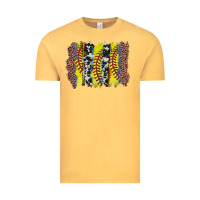 Vintage Mustard softball brushstroke Vintage Tee - Zillion Design Studio