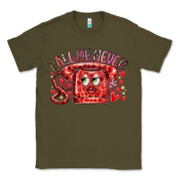 Army Green call me never Classic Tee - RacoonDesign
