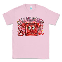 Bubblegum Pink call me never Classic Tee - RacoonDesign