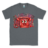 Charcoal Heather call me never Classic Tee - RacoonDesign