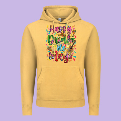 Vintage Hoodie Happy drinko de mayo