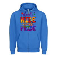 True Royal don't hide your pride Zipper Hoodie - JahusDesignShop