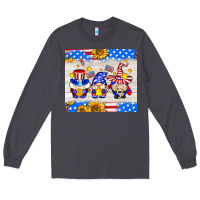Smoke American gnomes Long Sleeve Tee - AdoDesignShop