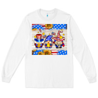White American gnomes Long Sleeve Tee - AdoDesignShop