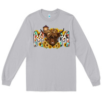 Moon Dust mom highland cow Long Sleeve Tee - RacoonDesign