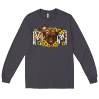 Smoke mom highland cow Long Sleeve Tee - RacoonDesign