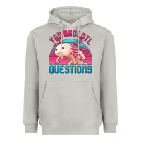 Moon Dust you axolotl questions 80's retro sunset Heavyweight Hoodie - Jasminsmagicworld