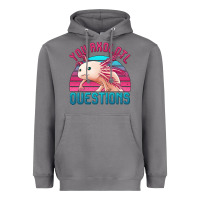 Storm you axolotl questions 80's retro sunset Heavyweight Hoodie - Jasminsmagicworld