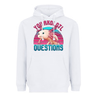 White you axolotl questions 80's retro sunset Heavyweight Hoodie - Jasminsmagicworld
