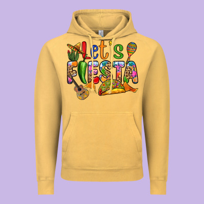 Vintage Hoodie Let's fiesta